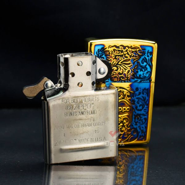 Zippo Đồng Cháy Khắc Nổi Hoa Văn Camel Chìm ZN304