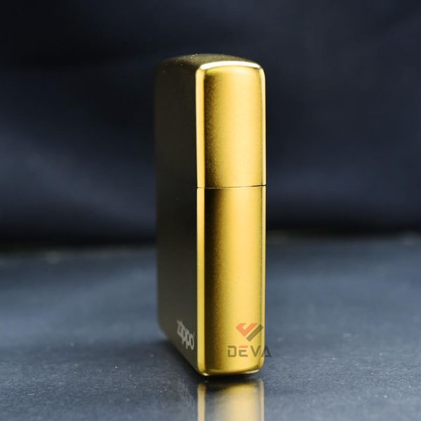 Zippo Mạ Satin Vàng Regular Street Chrome ZT08