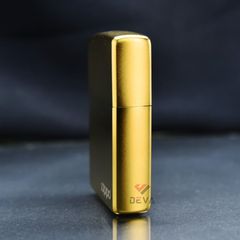 Zippo Mạ Satin Vàng Regular Street Chrome ZT08