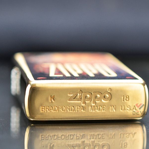 Zippo Mỹ chính hãng chủ đề mô phỏng Rusty Plate Design Z280