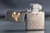 Zippo Satin khắc biểu tượng ngọn lửa ZK06