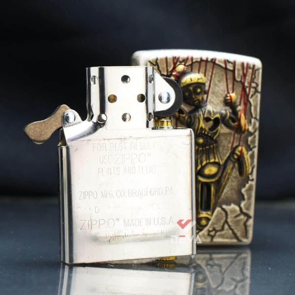 Set Zippo Chủ Đề Con Rối Với Ngăn Rỗng Trái Tim ZN296