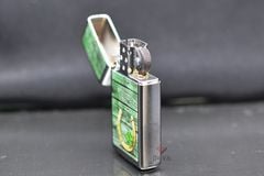 Zippo Slim In Hình Cỏ 4 Lá và Móng Ngựa Z380