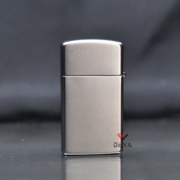 Zippo Slim satin trắng ZT13