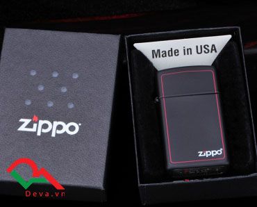Zippo Slim sơn đen ZT51