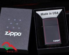 Zippo Slim sơn đen ZT51