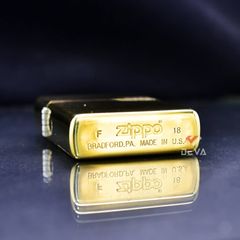 Zippo Vàng Trơn Số Giới Hạn Smooth Gold Plate ZN131