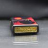 Zippo Sơn Chủ Đề Mèo Đen Trăng Máu Black Cat Design Z120