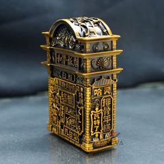 Zippo Ốp Vỏ Dày Chủ Đề Ma Đô Thành Phố Thượng Hải ZN332