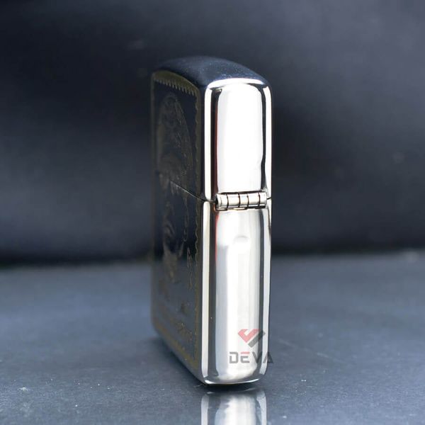 Zippo Armor Khắc Con Tem In Tướng Mỹ Douglas MacArthur ZN164