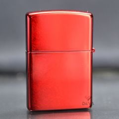 Zippo Sơn Đỏ Ốp Nổi Thương Hiệu Marlboro ZN361