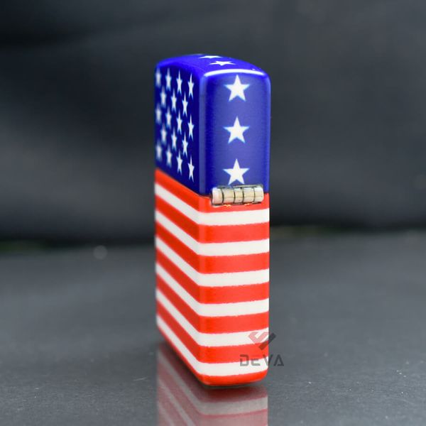 Zippo Sơn Hình Quốc Kỳ Mỹ Z168