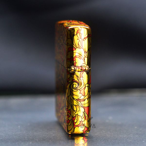 Zippo Sơn Hoa Văn Cổ Điển ZN196