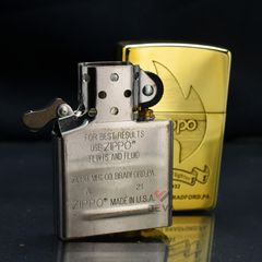 Zippo Khắc Sâu Ngọn Lửa Biểu Tượng Thương Hiệu Zippo ZN362