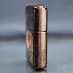 Zippo Sơn Mài In Chủ Đề Trâu Vàng ZN368