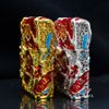 Zippo Bọc Lưới Mạ Vàng Hổ Múa Lân Sư Rồng ZN150