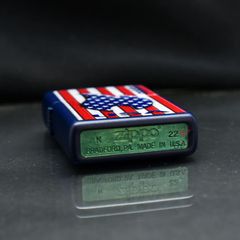 Zippo Sơn Ngọn Lửa Yêu Nước Patriotic Flame Design Z184