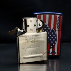 Zippo Sơn Ngọn Lửa Yêu Nước Patriotic Flame Design Z184