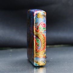 Zippo Sơn Phủ 5 Mặt Bức Tranh Rồng Bay Lượn Z159
