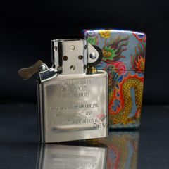 Zippo Sơn Phủ 5 Mặt Bức Tranh Rồng Bay Lượn Z159