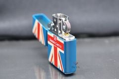 Zippo sơn lá cờ Anh Quốc in logo hãng Simon Carter ZN326