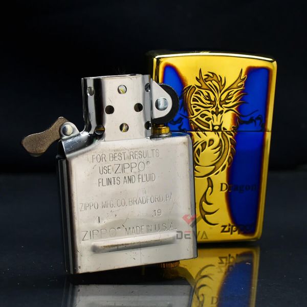 Zippo Đồng Cháy Khắc Rổng Bay Dragon Flight ZN280