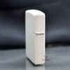 Zippo Sơn Trắng In Logo Ngọn Lửa Zippo Motif Z103