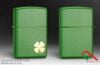 Bật lửa zippo Mỹ cỏ 4 lá sơn xanh Z51