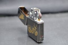 Zippo Sơn Khắc Xe Honda 67 Mạ Vàng ZK41