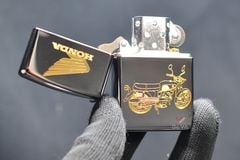 Zippo Sơn Khắc Xe Honda 67 Mạ Vàng ZK41