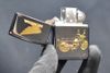 Zippo Sơn Khắc Xe Honda 67 Mạ Vàng ZK41