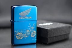 Zippo Sơn Khắc Xe Honda 67 Mạ Vàng ZK41