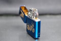 Zippo Sơn Khắc Xe Honda 67 Mạ Vàng ZK41