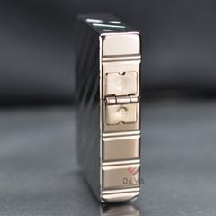 Zippo Tái Bản 1935 Mạ Bạch Kim Kẻ Chéo Platinum Plate ZN389