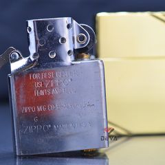 Zippo tái bản 1935 chặt góc cạnh hoa văn gõ búa ZN309
