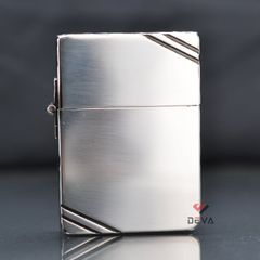 Zippo tái bản 1935 chặt góc cạnh hoa văn gõ búa ZN309