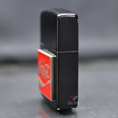 Zippo Tái Bản 1941 Đen Bóng Ốp Emblem Logo Coca-Cola ZN349