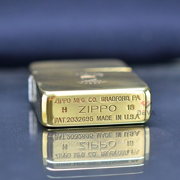 Zippo Mỹ chính hãng tái bản 1941 mạ vàng 18k giới hạn Z27