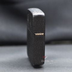 Zippo Tái bản 1941 Sơn Đen Sần Ốp Logo US Army Z211