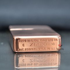 Zippo tái bản 1941 vàng hồng khắc chìm hoa văn Z239