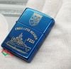 Zippo tàu chiến khắc mạ vàng ZK44
