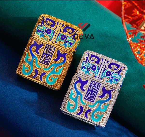 Zippo bọc hình biểu tượng thần rừng ZN289