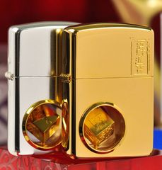Zippo Xuất Nhật Mạ Vàng Cực Đẹp ZN277