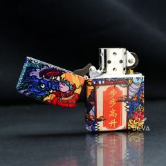 Zippo Sơn Màu Chủ Đề Rồng Chúc Phúc ZN329