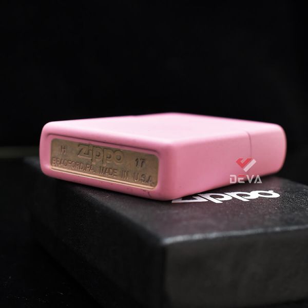 Zippo Sơn Màu Hồng Nhạt Regular Pink Matte ZT09