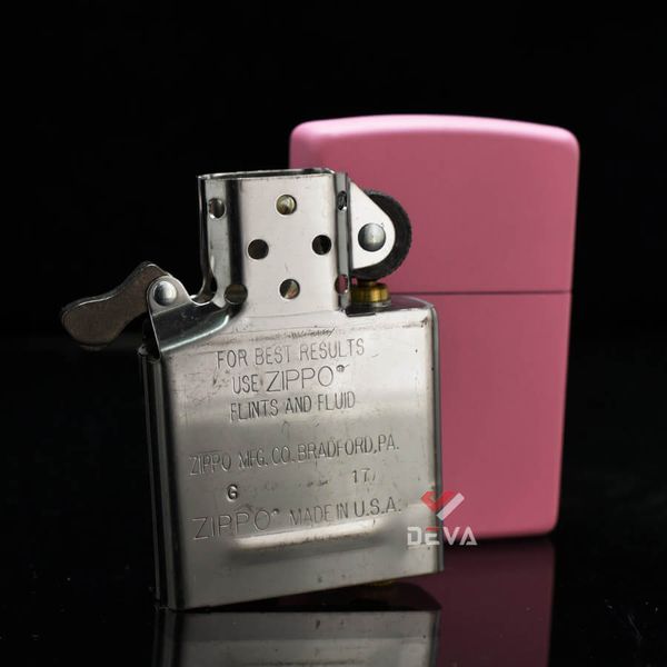 Zippo Sơn Màu Hồng Nhạt Regular Pink Matte ZT09