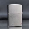 Zippo chính hãng trắng bạc xước Z11