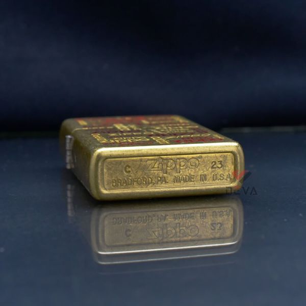 Zippo Vàng Chủ Đề Logo Zippo Design Z173