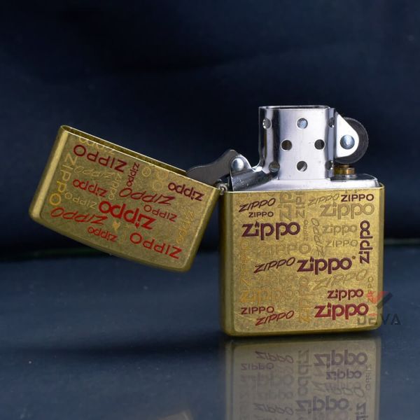 Zippo Vàng Chủ Đề Logo Zippo Design Z173