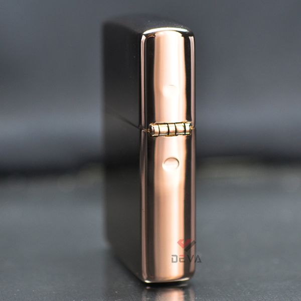 Zippo Vàng Hồng Trơn Bóng Rose Gold ZT12